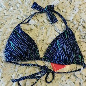 Nwt ella moss Sumatra swim halter bikini top